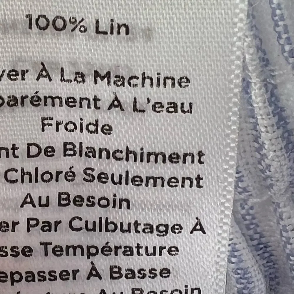 Haven well within blue striped linen shorts new with tag pull on high waist